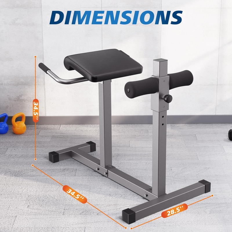 Marcy Adjustable Hyperextension Roman Chair / Exercise Hyper Bench JD-3.1