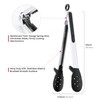 12 Inch Kitchen Tongs for Cooking, Lockable Tongs with Silicone