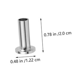 Operitacx 10Pcs Stainless Steel Wire Rope Protective Sleeves for Deck Cable Railing Heavy Duty Cable Protectors Easy to Install and Maintain Tension for DIY Projects