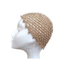 Handgefertigte Häkelmütze mit Encanto-Garn – Handwerksdesign, bequem und elegant. (Almendra)