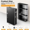 19.7" Tall Biometric Wall Safe Between 16" Studs, Fingerprint &