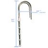 Aqua Select Stainless Steel in-Pool Ladder with Resin Steps |