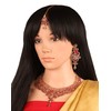 NEW! Touchstone Indian Bollywood Fine Filigree Red Faux Ruby Grand