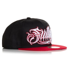 Sullen Tattoo Black/Red Snapback Tattoo Lifestyle Graphic Art Skull Trucker Hat Cap