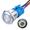DMWD 1Pc 22mm Momentary Push Button Switch 12V 24V DC