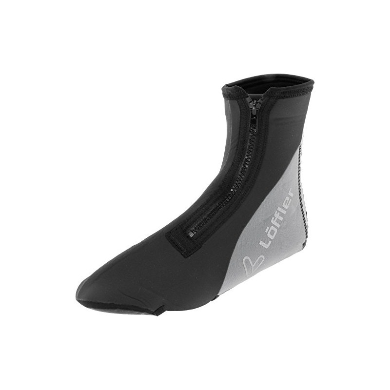 LÖFFLER Cycling Overshoes, Unisex, 09836, Black, M