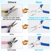 Shynek Jewelry Making Pliers Tools, 8pcs Micro Jewelry Pliers Set