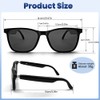 Bluetooth Sunglasses with Open Ear Speaker Headphone, Polarized UV Protection,Audio