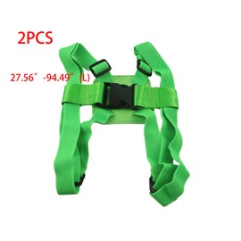 Risbay 2PCS Green Polyester Luggage Straps Luggage Bag Bungee Adjustable Size Travel Elastic Suitcase Strap Belt for Large Luggage