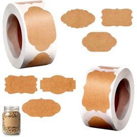 Customized Labels, 600 Pieces Of 5x3cm Bottle Labels For Storage, Classification, Collection, Home And Commercial Use