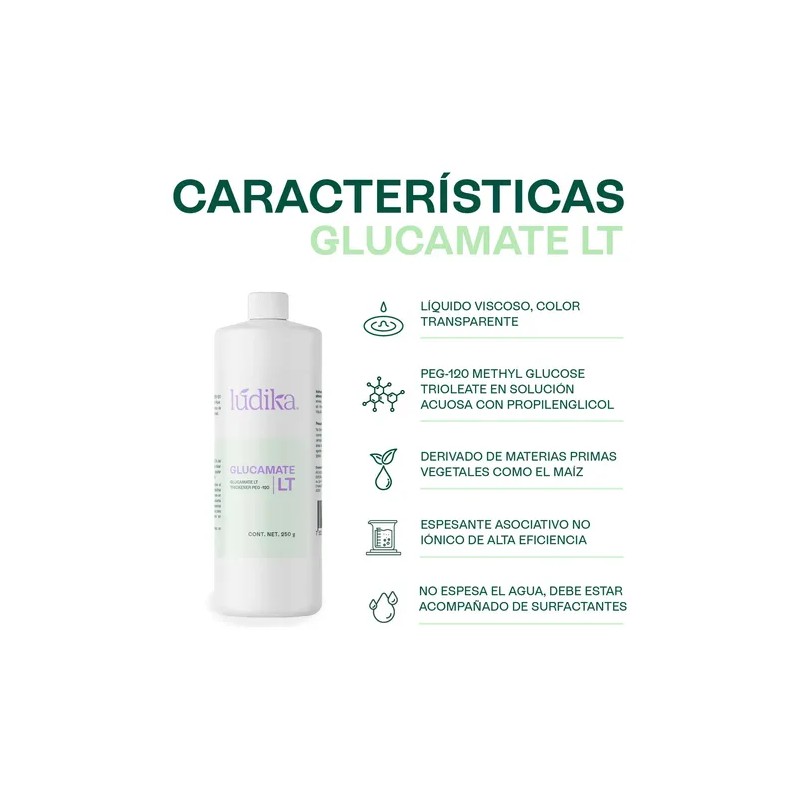 Glucamate Lt Thickener Peg 120, Espesante Líquido, 250 G Todo