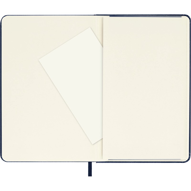 Moleskine Classic Plain Paper Notebook, Hard Cover and Elastic Closure