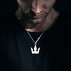 Collar de 2 piezas con diseño de coronas de Kingdom