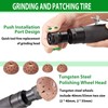 moyzxc Air Tire Repair Polish Patch Tools, Include 2500rpm Low