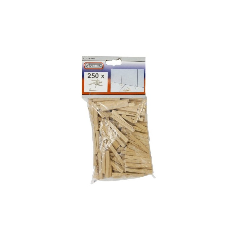 Connex COX792001 Tile Wedge of Wood (250 Pieces)