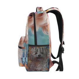 Dog Maltese High School Bag Backpack Bookbags Book Bags for Boys Travel College Work Casual Daypack Teens