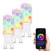 LEDEPLY WiFi G9 Smart Bulb, RGBCW, Compatible with Alexa Google
