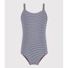 Petit Bateau A0cnt, Costume da Bagno 1 Pezzo Bambina, Blu/Bianco,