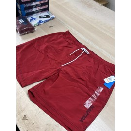 Nautica Mens 8" Deck Trunk Swim TR7402 Size 3XL Red