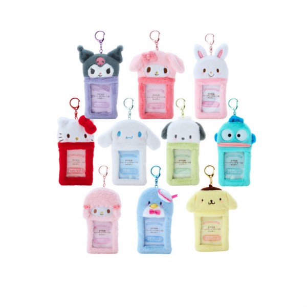SANRIO - Fluffy Photocard Holder Kyering / ENJOY IDOL SERIES,