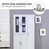 Furniture Lock Cylinder Furniture Lock, 22 mm Security Cabinet Lock