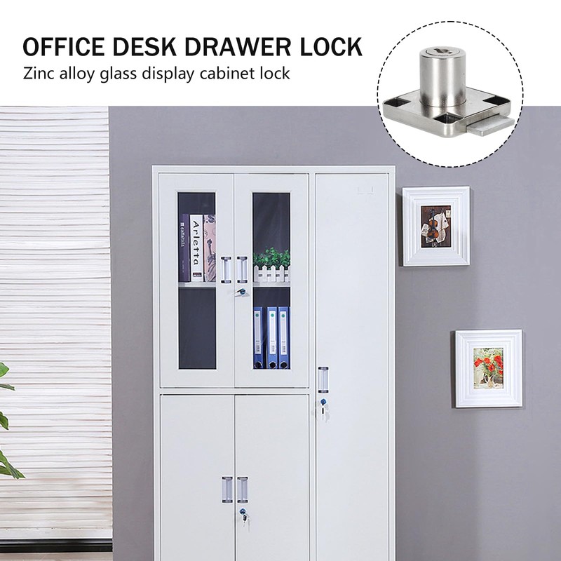 Furniture Lock Cylinder Furniture Lock, 22 mm Security Cabinet Lock