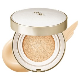 Nature Republic Ginseng Ampoule Cushion Original 15g + Refill 15g Set SPF50+ PA+++, 1 pc, N21 Light Beige / 네이처리퍼블릭 진생 앰플 쿠션 본품 15g + 리필 15g 세트 SPF50+ PA+++, 1개, N21 라이트 베이지