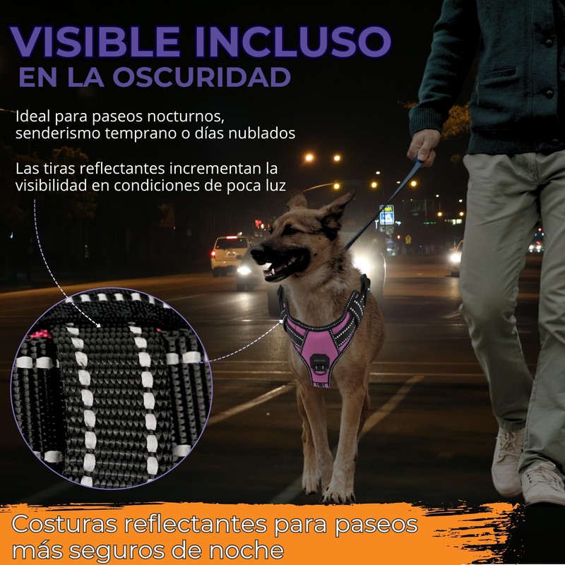 No Pull Harness for Medium Large Dogs, No Escape Harness