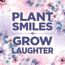 Quotation Card - PLANT SMILES, GROW LAUGHTER - Swan River Studios