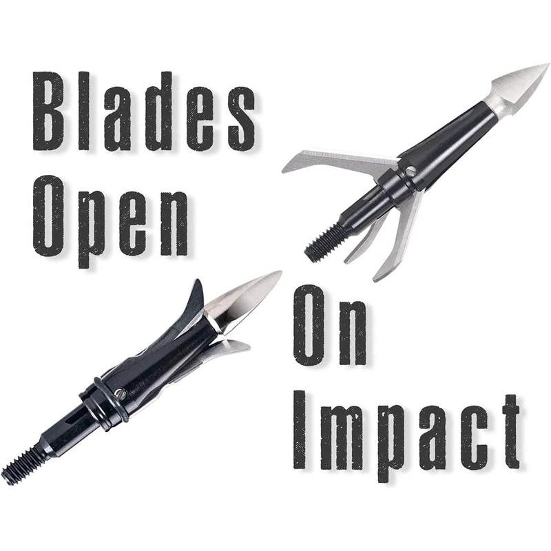 New Archery Products Paquete de 3 Shockwave Puntas de Flecha