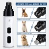 Pet Nail Grinder, Quiet Electric Nail Clipper with USB Rechargeable