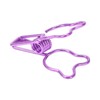 100Pcs Binder Clips Hollow Cute Bear Shape Sturdy Metal Small