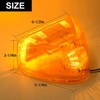 Jamarco 2Pcs for Peterbilt Amber Headlight LED Turn Signal Indicators