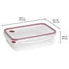 Sterilite Ultra-Seal 16 Cup Rectangle, Airtight Food Storage Container, Latching