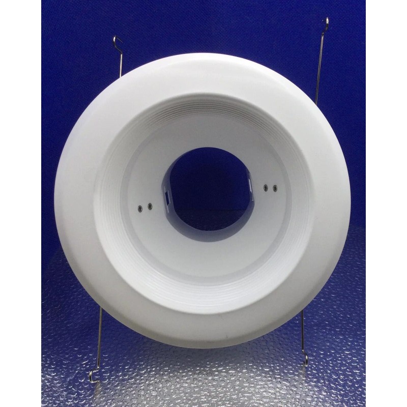 Elite Lighting B531W-WH 5” Recessed Lighting Shallow Baffle Trim White