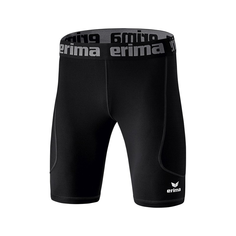 Erima Children’s Elemental Tight Short with Side Mesh Inserts, black,