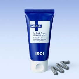 isoi 아크니 닥터 퍼스트 블랙 딥 클렌징폼 75ml Acne Doctor First Black Deep Cleansing Foam 75ml