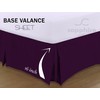 Sapphire Collection PLAIN DYED POLY COTTON PLEATED PLATFORM BASE VALANCE