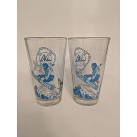 Pacifico Snowboard Contour Pint Glass - Set of 2