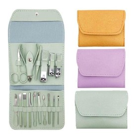 Other brands 16-Piece Convenient Portable Nail Care Nail Clipper Case Set - Purple / 간편 휴대용 네일 케어 손톱깍이 케이스 세트 16종 - 퍼플