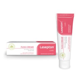 Lasepton Lasepton Foot Cream, 75 ml: Intensive Moisturizing Care with 12% Urea, Cream for Very Dry Feet and Cracked Heels, Against Calluses, Cracks, and Pressure Sores