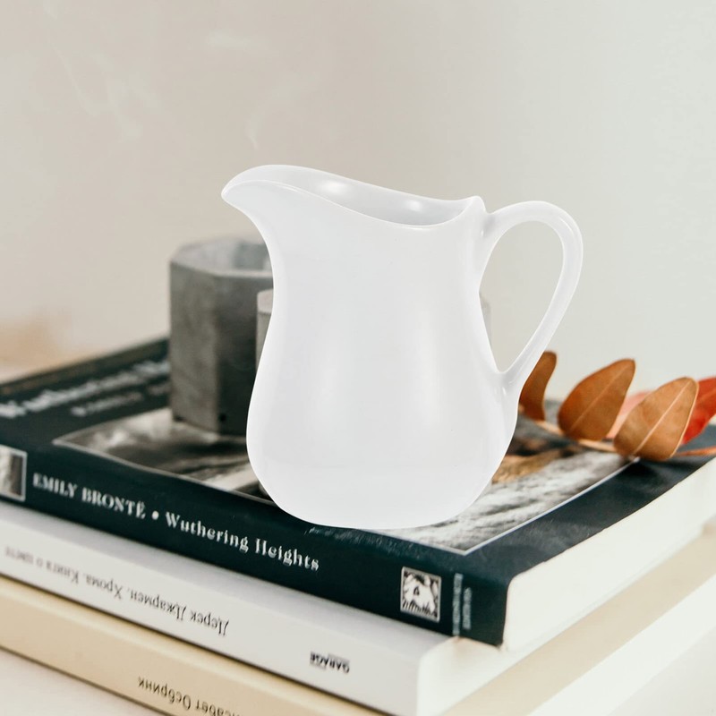 White Milk Churn Jug | Ceramic Milk Creamer| for Serving
