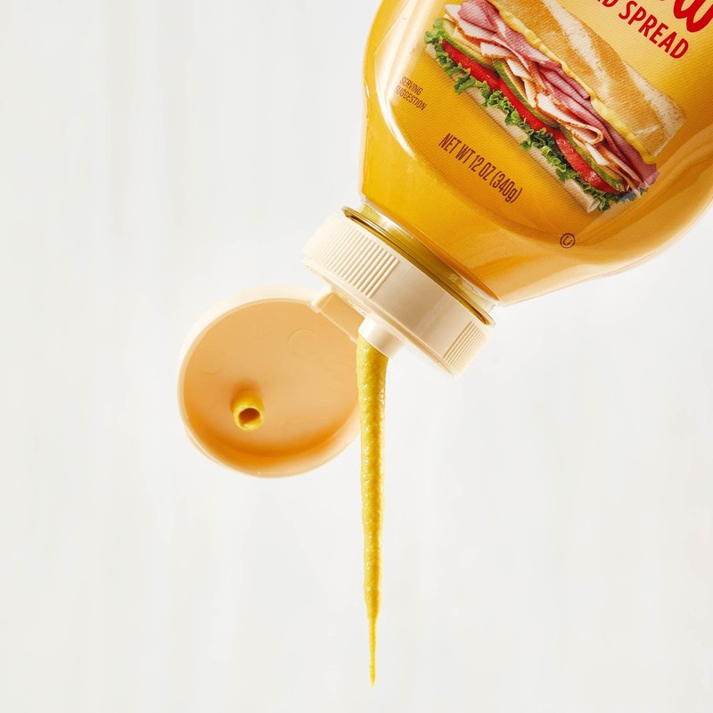 French's Creamy Yellow Mustard Spread, 12 oz (Pack of 4)
