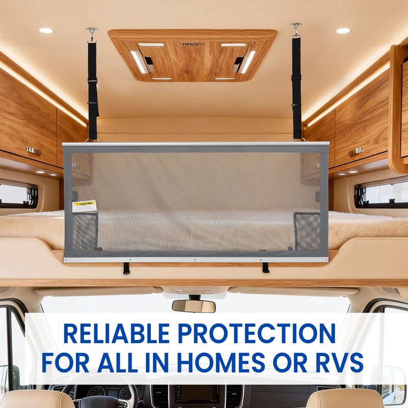 Gloppers 59" x 22" Aluminium Frame RV Bunk Bed Safety