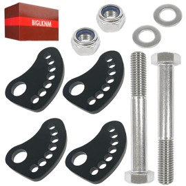 BIGLKNM Alignment Caster Camber Bolt Kit for Chevy Silverado 1500 Suburban Avalanche 2500 GMC Sierra 1500 2WD 4WD Fit Hummer H2 H2T Bolts ± 1.5° Suspension Kits-2 Pack