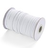 XKDOUS Elastic Band for Sewing, 1/4 Inch 40 Yards White
