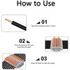 6PCS Compact Lever Wire Connectors 10 Into 10 Out Splicing