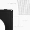 HVAC OV 4 Inch Fit - Black Plastic Vent Cover
