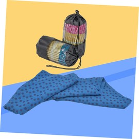 KOMBIUDA Yoga Mat Alternative Heavy Duty Non Yoga Mat Pilates Blanket Fitness Exercise Pad Non-Slip Ground Cover Easy to Clean Lightweight for Travel