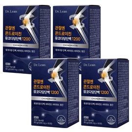 Detailed reference Dr.Lin Chondroitin for joints Soyorae Chondroitin efficacy Mucopolysaccharide protein 1200 60 tablets 4 boxes / 닥터린 관절엔 콘드로이친 소유래 콘드로이친 효능 뮤코다당단백 1200 60정 4박스